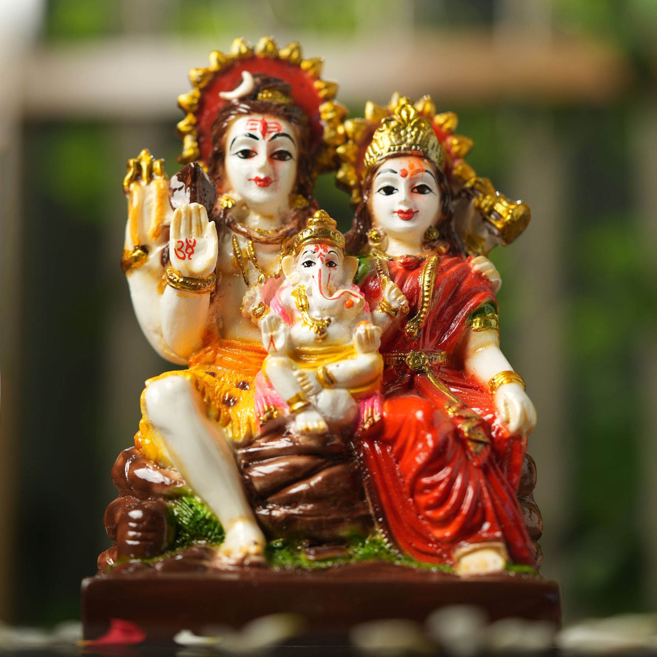 शिव पार्वती जी - प्राण प्रतिष्ठित मूर्ति